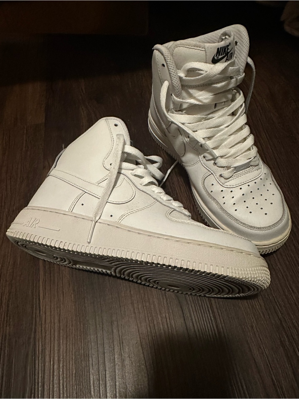Nike White High-Top Sneakers